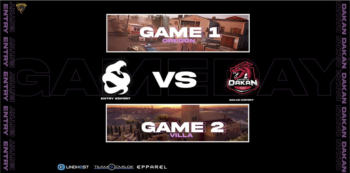 EntryEsports's tweet photo. Third match of the ELC!
๐ ELC Season 1
๐ @DakanEsports
๐ฎ Map 1: Oregon
๐ฎ Map 2: Villa
Roster:
@YepsiR6
@Shruho
@PatrogueR6
@DoctormontyR
@LukaTodu
and Coach @R6Sterling
GLHF
#Gaming #Esports #WeAreEntry https://t.co/hfft9ojRwf