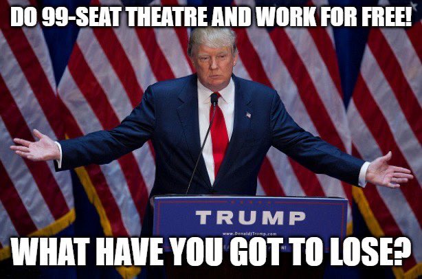 99Blacklist's tweet image. So arts orgs, theaters, &amp;amp; artists are leaving the business forever - and some producers are still asking you to work for nothing?

When will too much be enough, #LAThtr? When will we decide to pay our workers, #LATheatre?

@TPLLA #pro99 #COVID19 #AB5 

#payrise #tippingpoint