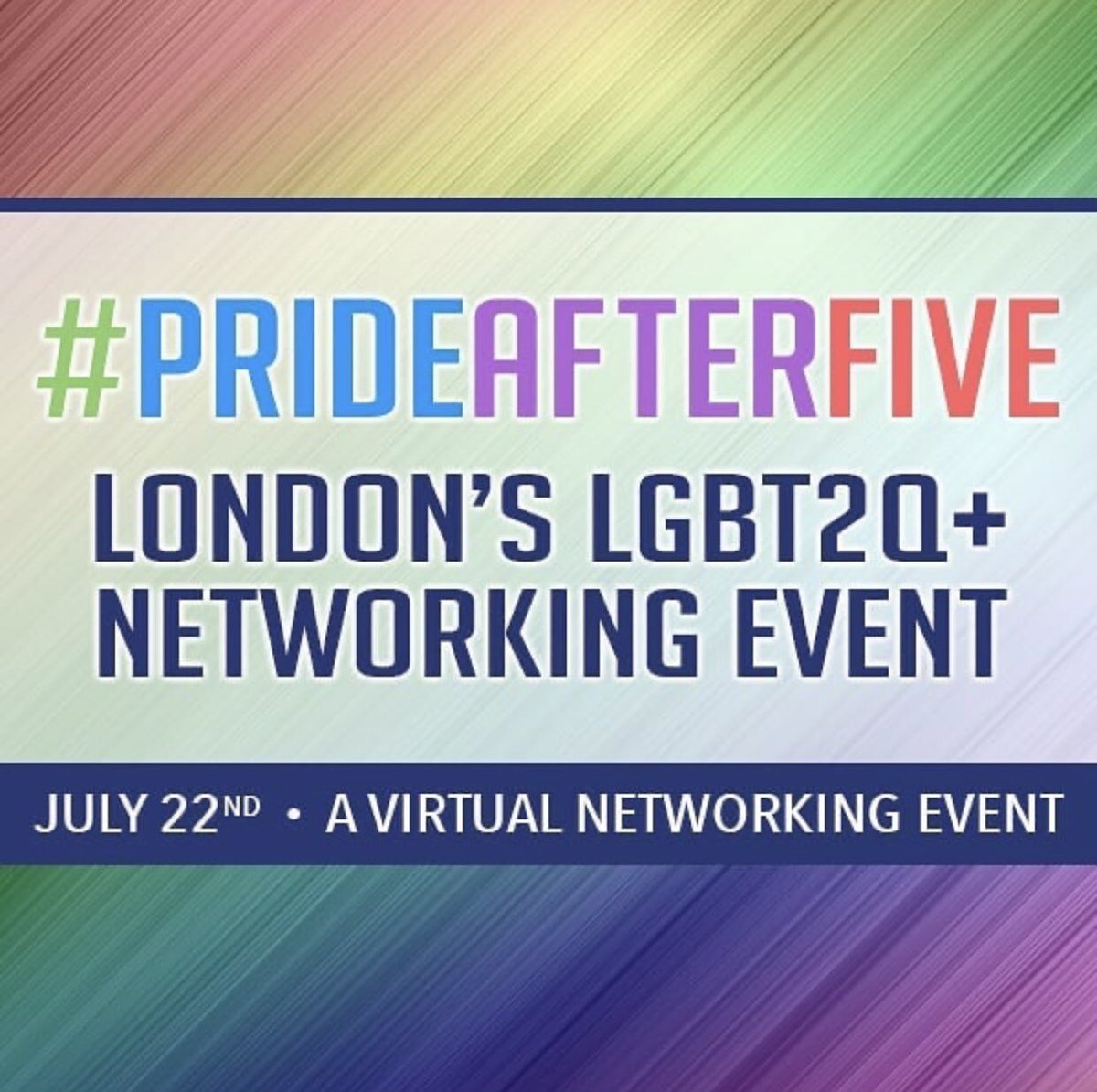 🌈Grab your fave beverage &amp; JOIN ME TONIGHT, 5:30PM, as <a href="/prideldnfest/">Pride London Festival</a> &amp; myself present our 1st VIRTUAL ZOOM edition of #PrideAfterFive! Come network, hear guest speakers, hang out with friends/meet new ones, as we gather our communities together in #PRIDE 🌈 *LINK IN BIO* #ldnont