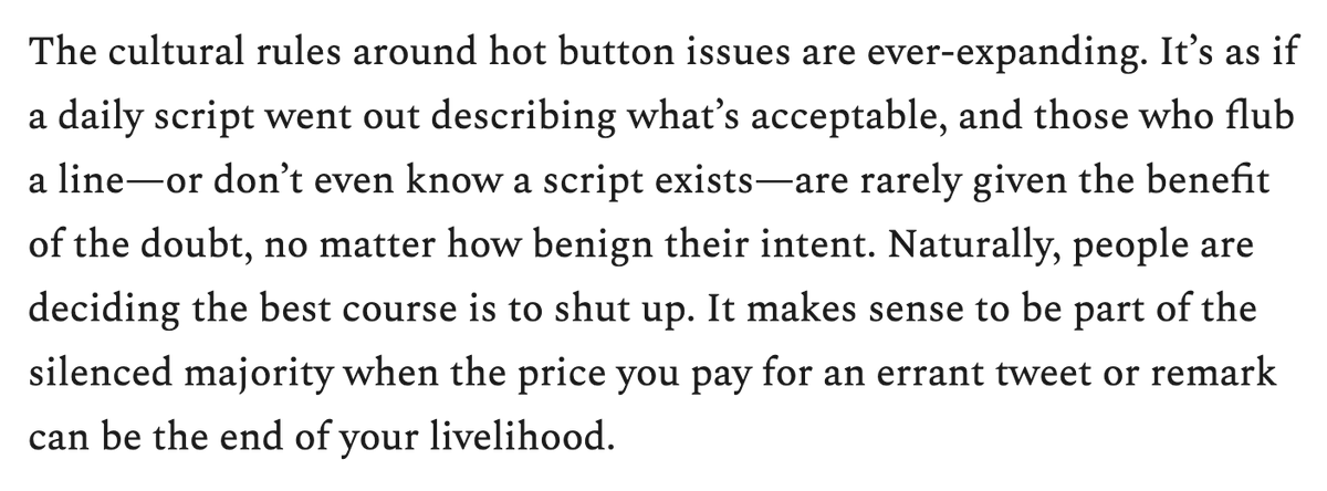 I've been trying to explain to my mom what "wokeness" is, with limited success. When you embark on a project like this, the sheer absurdity of it really dawns on you. To a normal person, not initiated in the discourse, it all sounds exactly like you might expect: bizarre