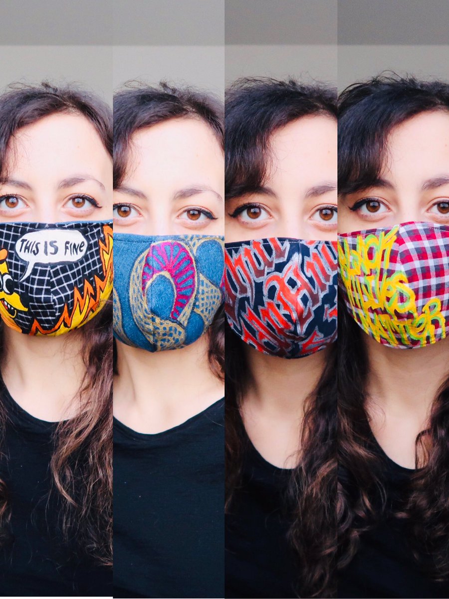 zigentala's tweet photo. All of my new masks! https://t.co/vp8pBceTaS