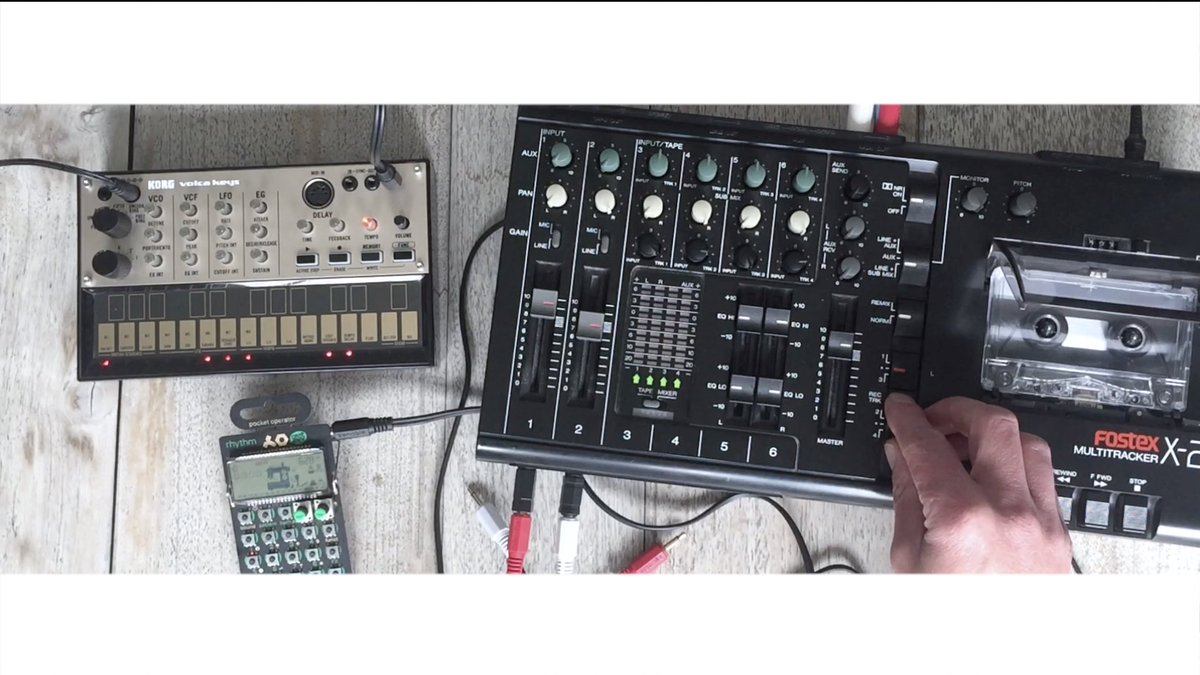 DecadeBridge's tweet photo. https://t.co/RNJR44s0r6 23.5 #dronemusic #lofi #volcakeys #electronicmusic #cassetteculture #tapeloop #cassettetape #synthesizer #synthesis #darkambientmusic #multitracker #noise #soundscape #soundtexture #beats #loops #taperecorder #minimalmusic #synth #desktopsynth #analog https://t.co/nrc9rxUCHh