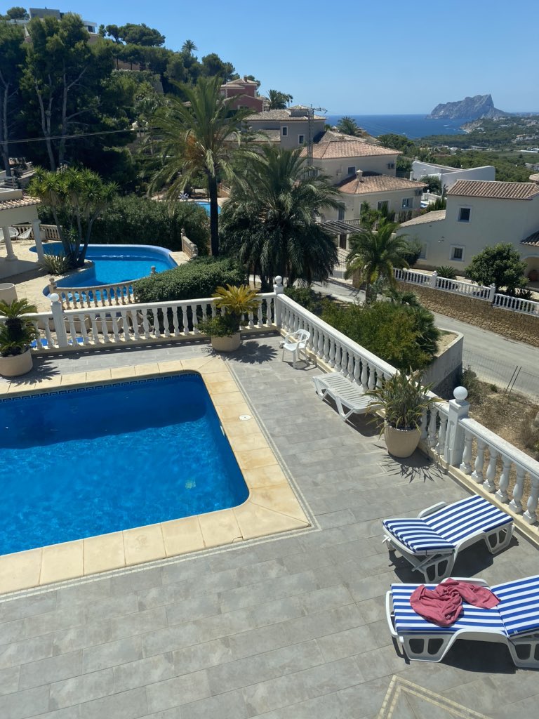 My Boys and I have driven to Espania. Self isolating in the house. Bliss!