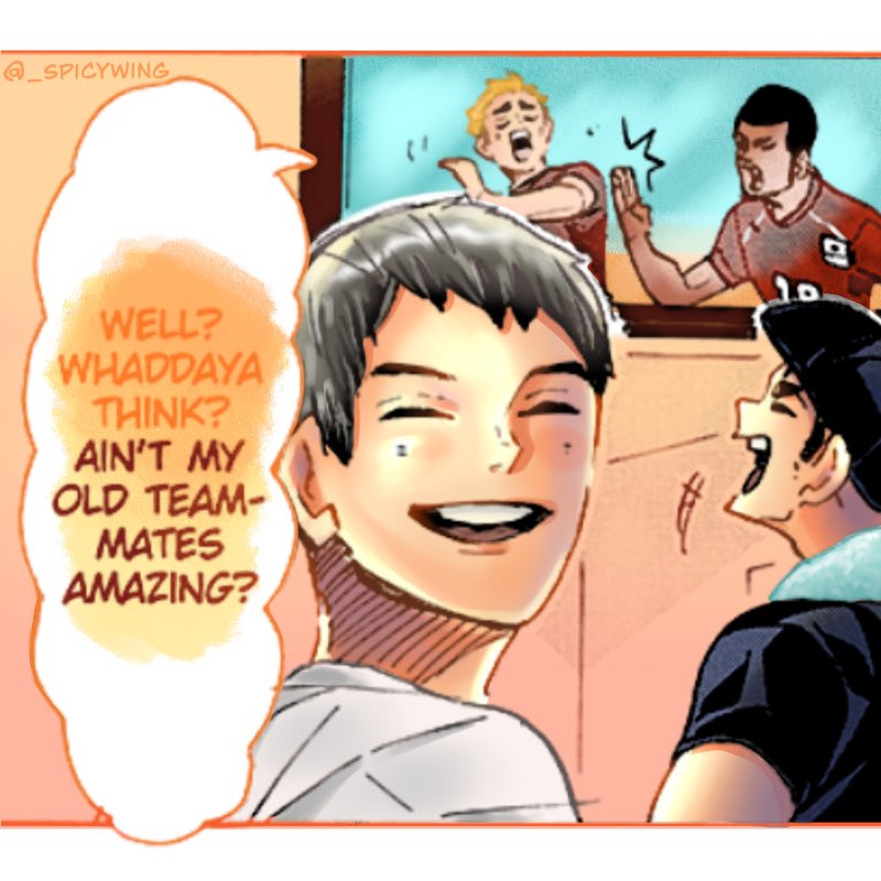 Cas Comms Open Kita Shinsuke Chapter 291 Chapter 402 Aren T My Teammates Amazing Haikyuu ハイキュー Haikyuu402