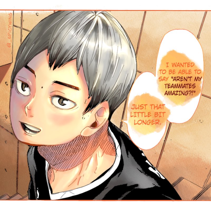 Cas Comms Open Kita Shinsuke Chapter 291 Chapter 402 Aren T My Teammates Amazing Haikyuu ハイキュー Haikyuu402