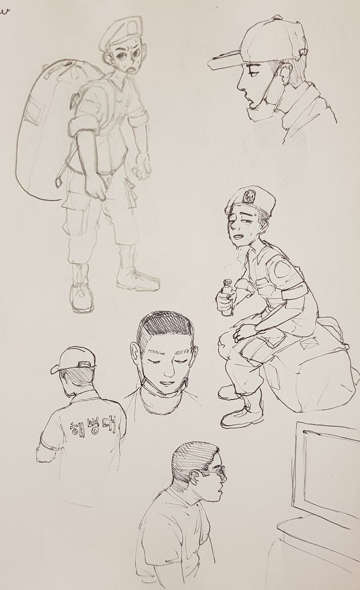 훈련소 낙서 