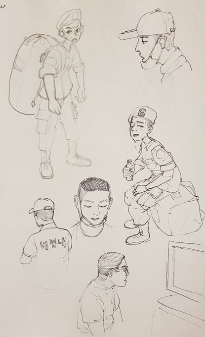 훈련소 낙서 
