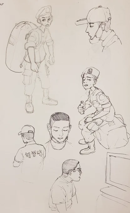 훈련소 낙서 