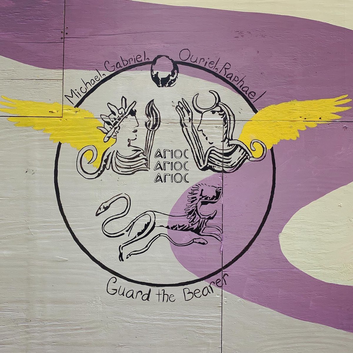 KenyonCollege's tweet photo. Which work of construction wall art is your favorite? 🎨🏗 #KenyonCollege https://t.co/vWuqNgZLlx https://t.co/fFt6PczE6R