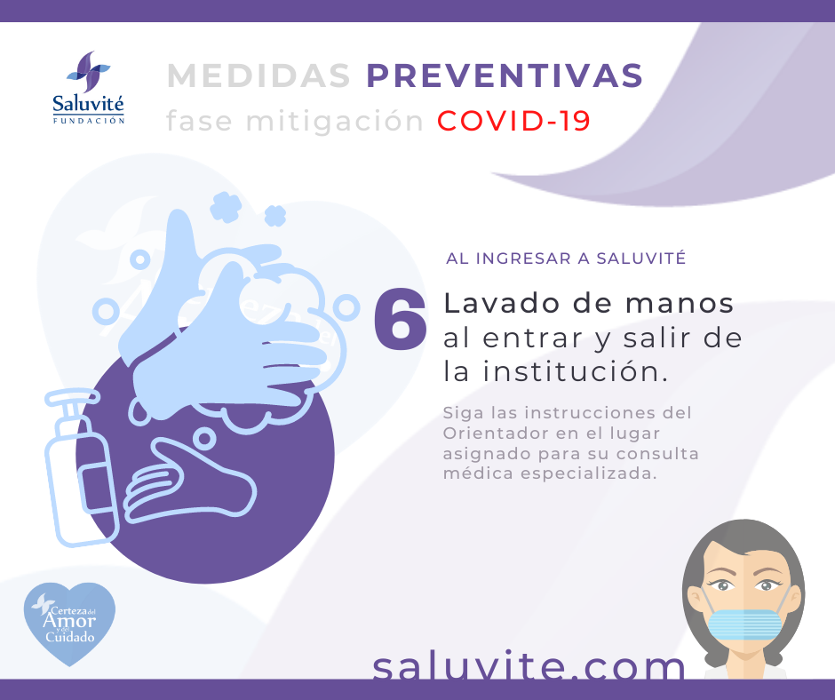 funSaluvite's tweet photo. 🚰 🖐 Incorporar el hábito de #lavadodemanos con frecuencia en nuestra vida y en la de personas que dependen de nuestra guía, puede hacer la diferencia entre vivir o morir en el contexto de la #pandemia. Son ajustes para la salud, el bienestar y la #vida. Fundación Saluvité. https://t.co/QQeSDeF15c
