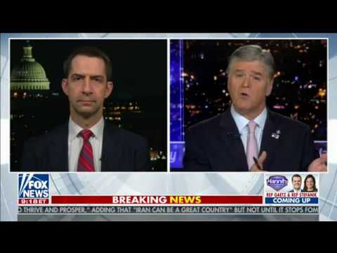 There was a moment last night on Hannity where Sean was asking Tom Cotton about the possibility of protesters being murdered and it's a really good opportunity to understand the forces that have led us to this moment.We have to talk about the alternate reality FNC created.3/