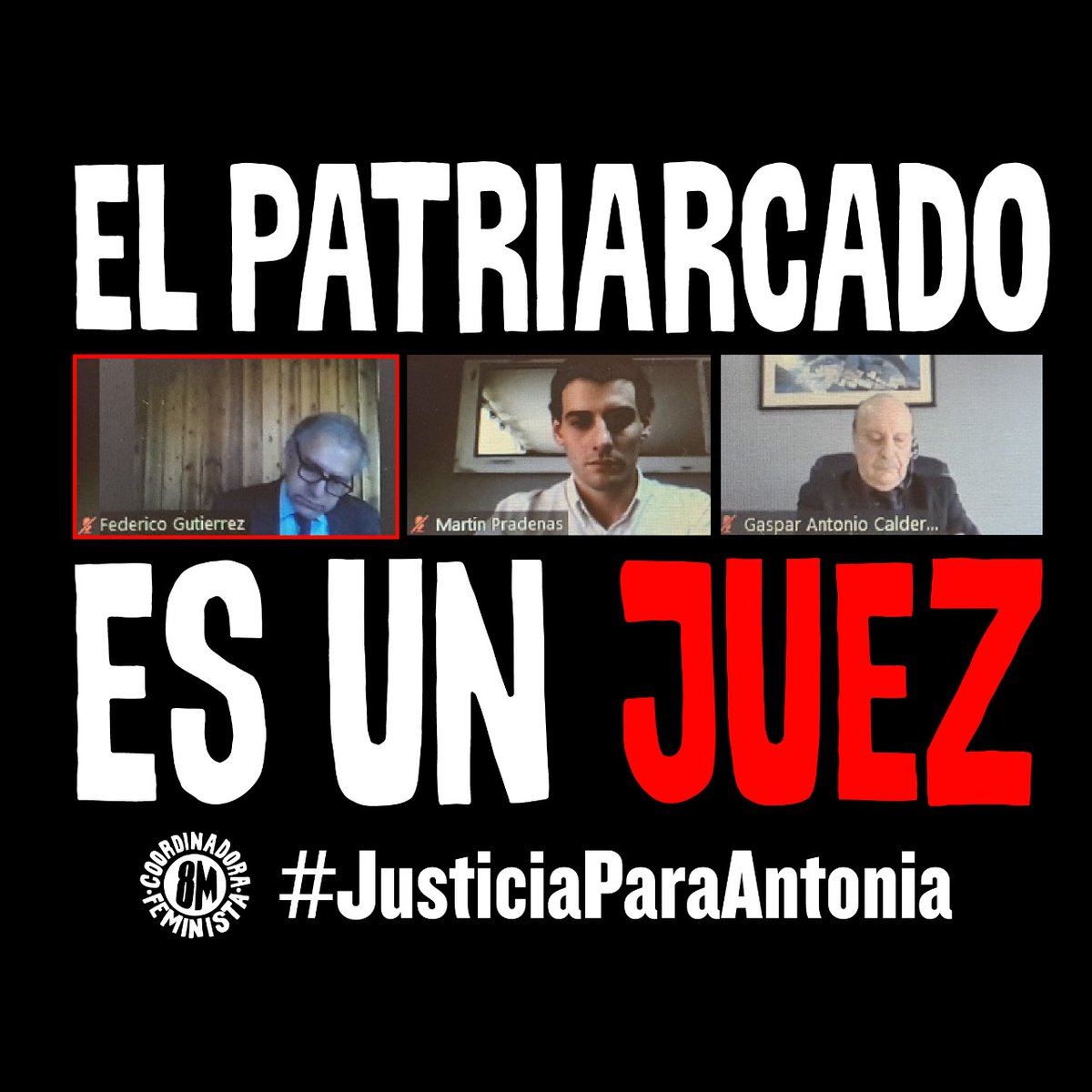 Coordinadora8m's tweet photo. [🔴El patriarcado es un juez - Desestiman 3 de 4 casos y rechazan prisión preventiva para #MartinPradenas ]

No hay sorpresa en que para el Estado violar y abusar de mujeres y niñas no significa ser un peligro para la sociedad. 
1/4 https://t.co/NtddPAR7WL