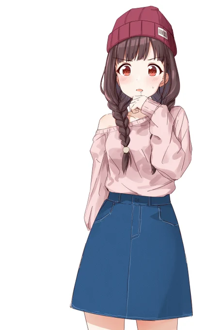 さては私帽子コーデ好きだな??? 