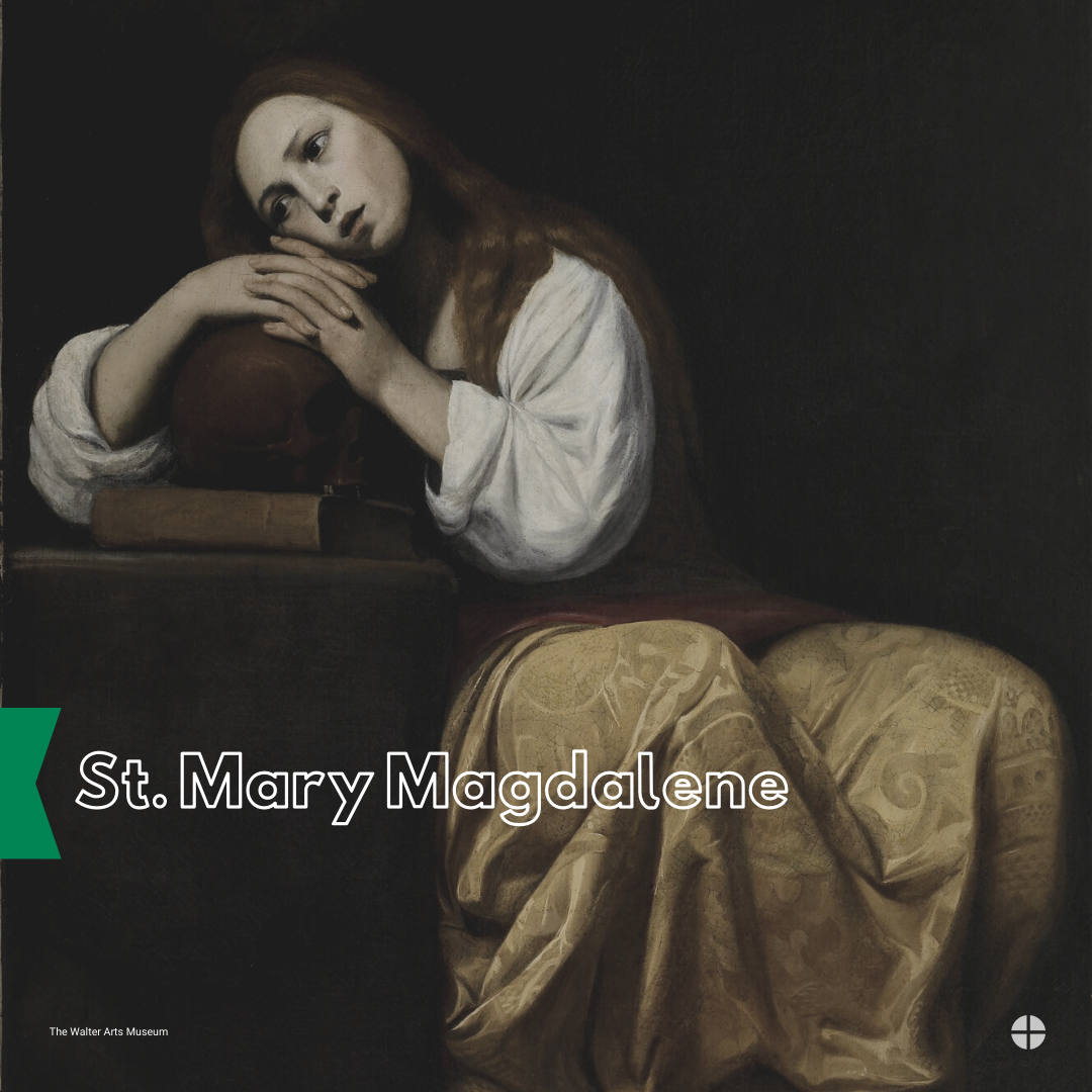 USCCB's tweet photo. Mary of Magdala in Galilee was the first witness to the Resurrection and carried that news to the others in the Upper Room. Because of this, St. Augustine called her “apostola apostolorum,” the apostle to the apostles. https://t.co/YyrLUhm3mb