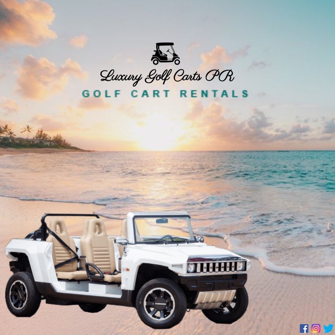 LuxuryGolfCart's tweet photo. Now with #LuxuryGolfCartsPR, you can rent the most uniques golf carts at @Dorado_Beach. We offer a variety of carts including 4 passenger and 6 passenger carts.

Call early to book rentals for the best availability (787) 415-1166 https://t.co/nzDTeuvtnx