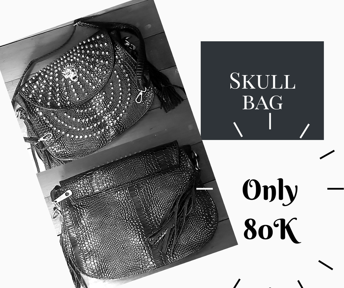 BetakunBins's tweet photo. SKULL SLING BAG (BLACK) 80K FOLLOW IG: https://t.co/CesD2tVQmZ WA: 083820203195 #PRELOVEDITEMS #FASHIONITEMS #SLINGBAG https://t.co/lxVYJH7PYE