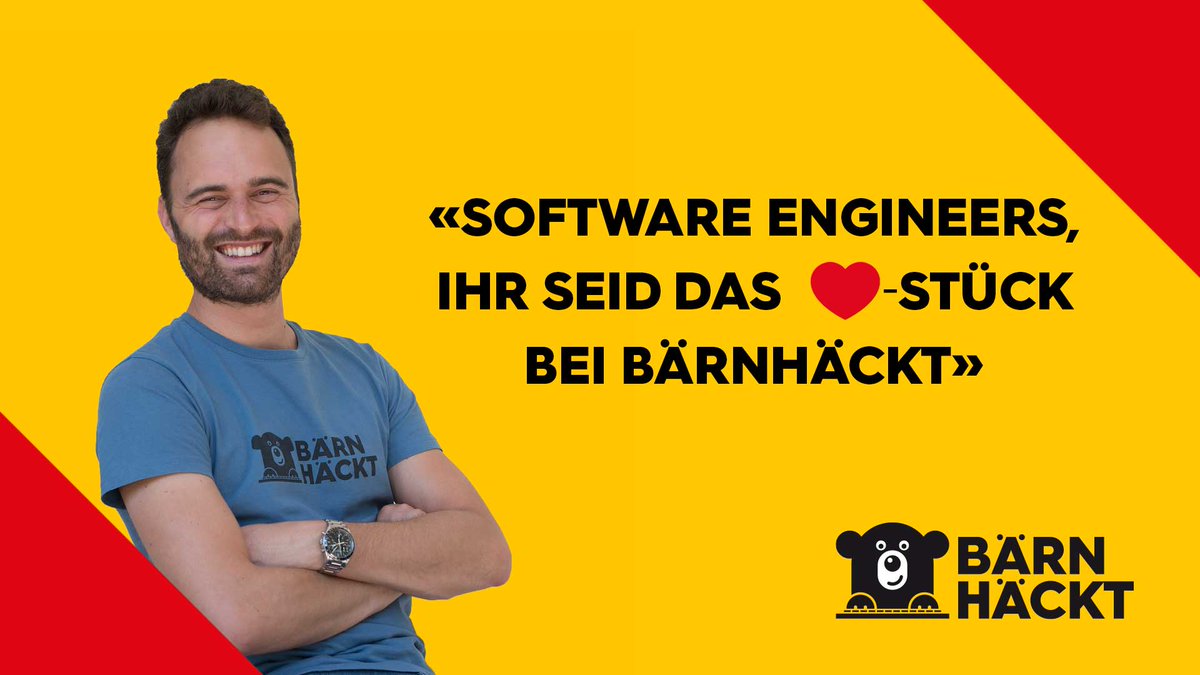 bernhackt's tweet photo. «Ausserhalb des daily business, mit coolen Gspändli während 48h völlig frei in modernsten Technologien rumturnen, liebe Software Engineers 👩‍💻 👨‍💻» Stefan Gygli weiss wovon er spricht, er ist bereits das zweite Mal im OK mit dabei. Jetzt als Hacker anmelden https://t.co/Rs4PXeBZ39 https://t.co/50amW8MEqm