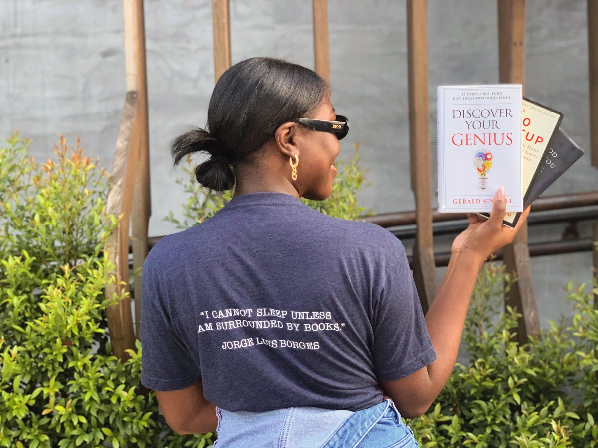 "I cannot sleep unless I'm surrounded by books." They’re here! <a href="/booksandbooks/">Books & Books</a> official tees and totes are now on sale and they come in a ton of awesome styles. Show your support of your favorite indie bookstore and buy yours: bit.ly/3fg1Ic7