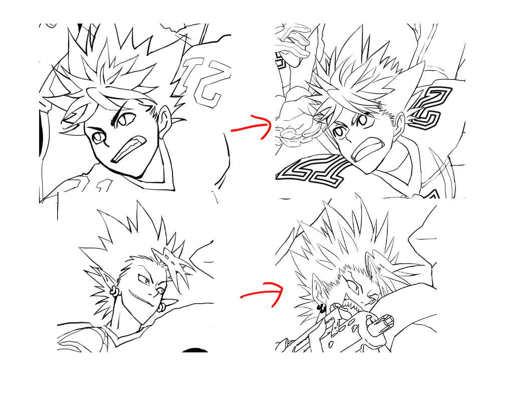 時間がなかったので過去絵のリメイクでした。せっかくなので線画比べ。2013年はアイシハマってすぐの頃。2020年はあきらかにヒル魔さんが描きなれてて笑う。いっぱい描いたんだなぁ。 