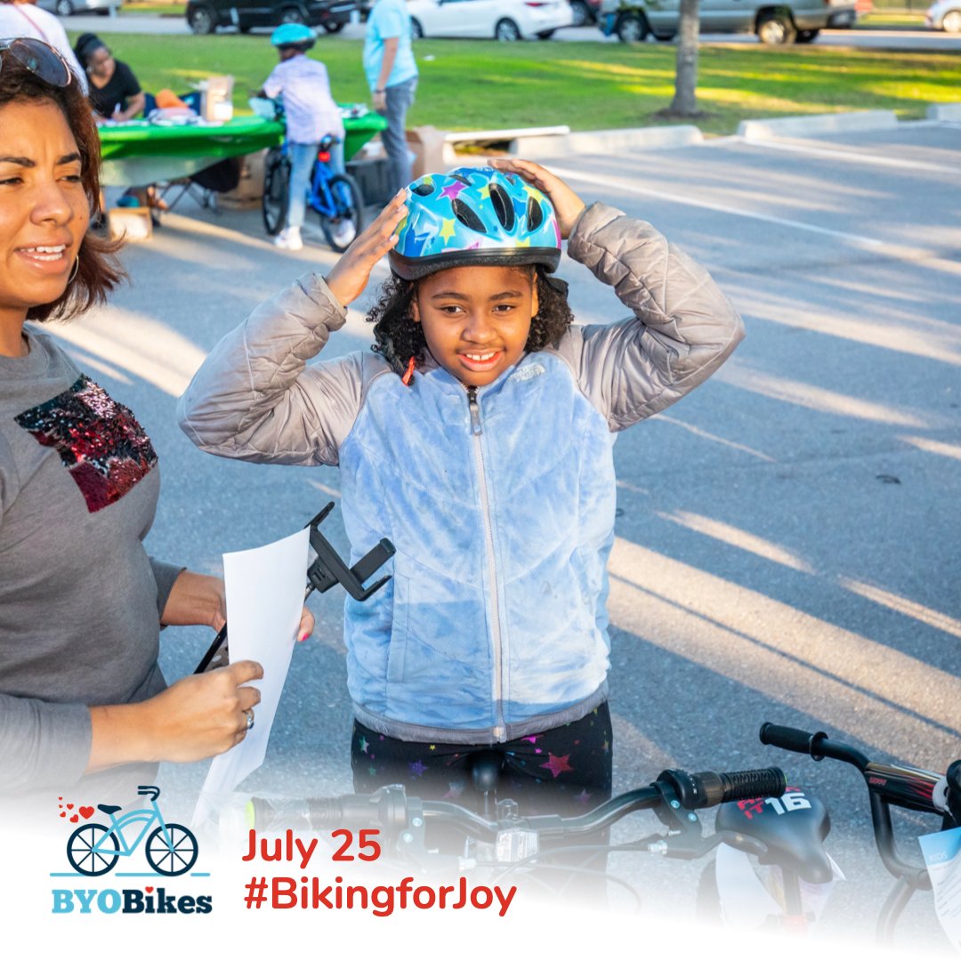 Every $150 collected buys a bike, helmet, lock, lights, and safety class for a child in need at Christmas. Small donations add up, please give what you can!

#BikingforJoy | Christmas in July Bike Ride
🤲 Donate Now: bit.ly/2Ot6BTu
🗓 Event page: bit.ly/3gmoO0U