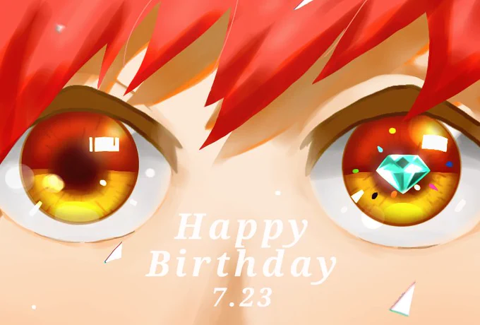 ともさんお誕生日おめでとうございます!#赤pic 