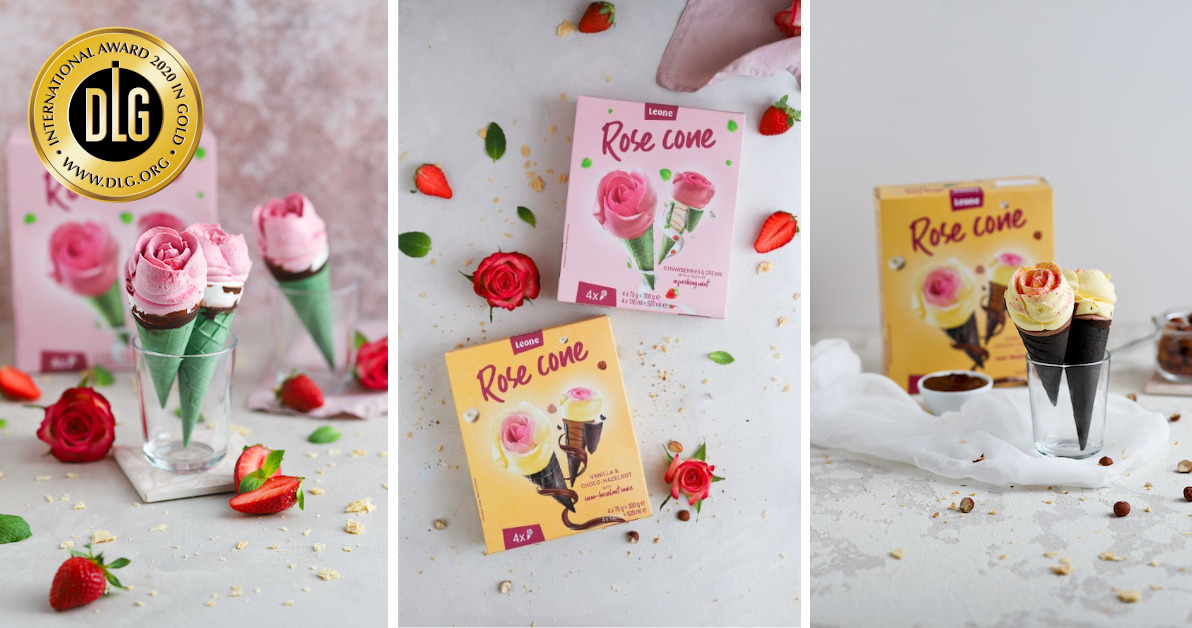 uporabnastran's tweet photo. Leone sladoledna vrtnica (Rose cone) 🍦🌹 je tehnološka inovacija ajdovskega podjetja Incom, ki jim je v Nemčiji prinesla dve DLG zlati medalji. Na voljo pa sta dva različna okusa.
#Leone #RoseCone #Sladoled #Slovenija 🇸🇮 #Ajdovščina https://t.co/23UeRbuGf7 https://t.co/IpqaSnRKJo