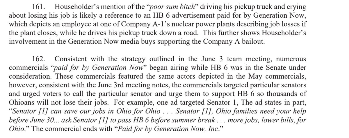 Even Householder got sick of seeing the ads.