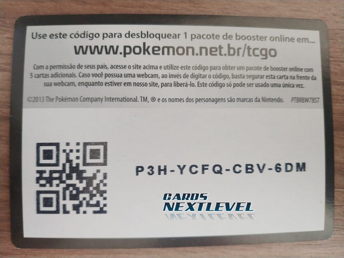 gamesnextlevel's tweet photo. Seja rápido e ganhe 1 booster #online Pokemon!!!!!!
#boosterfree #pokémononline #Pokemon #RT #PokemonTCG #CódigoGrátis #Free #CardsNextLevel
Logo mais outros códigos de graça para você usar no Pokémon Online , fiquem de olho!!!!
Compartilhem e RT https://t.co/85QWN5Xh5l