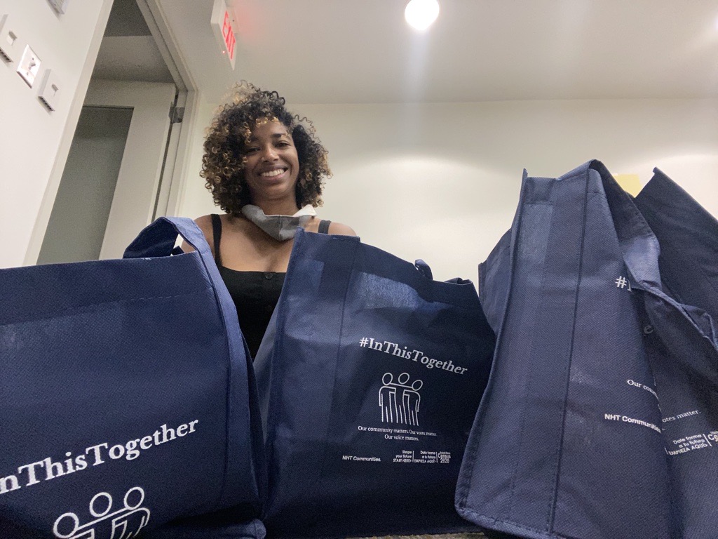 NHTCommunities's tweet photo. With help from @leagueofcities, each of our DC households will receive care packages as a reminder that we’re #InThisTogether and to participate in the 2020 census! We are committed to our communities during these difficult times and to #GetCountedNHT #CensusRapidResponseNLC https://t.co/S76xrf4SQ9