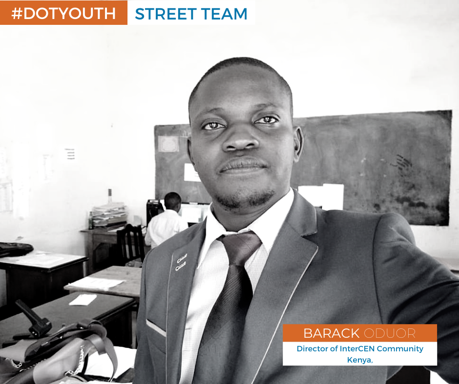 DigitalOppTrust's tweet photo. Meet #DOTYouth Barack👋

Barack is the director of @InterCENBooks, an organization that empowers communities through education and info sharing. He is sharing verified updates on COVID-19, including how to protect oneself and daily statistics: https://t.co/vEHx0oEa5j

#Edtech https://t.co/aoRGY4maLr