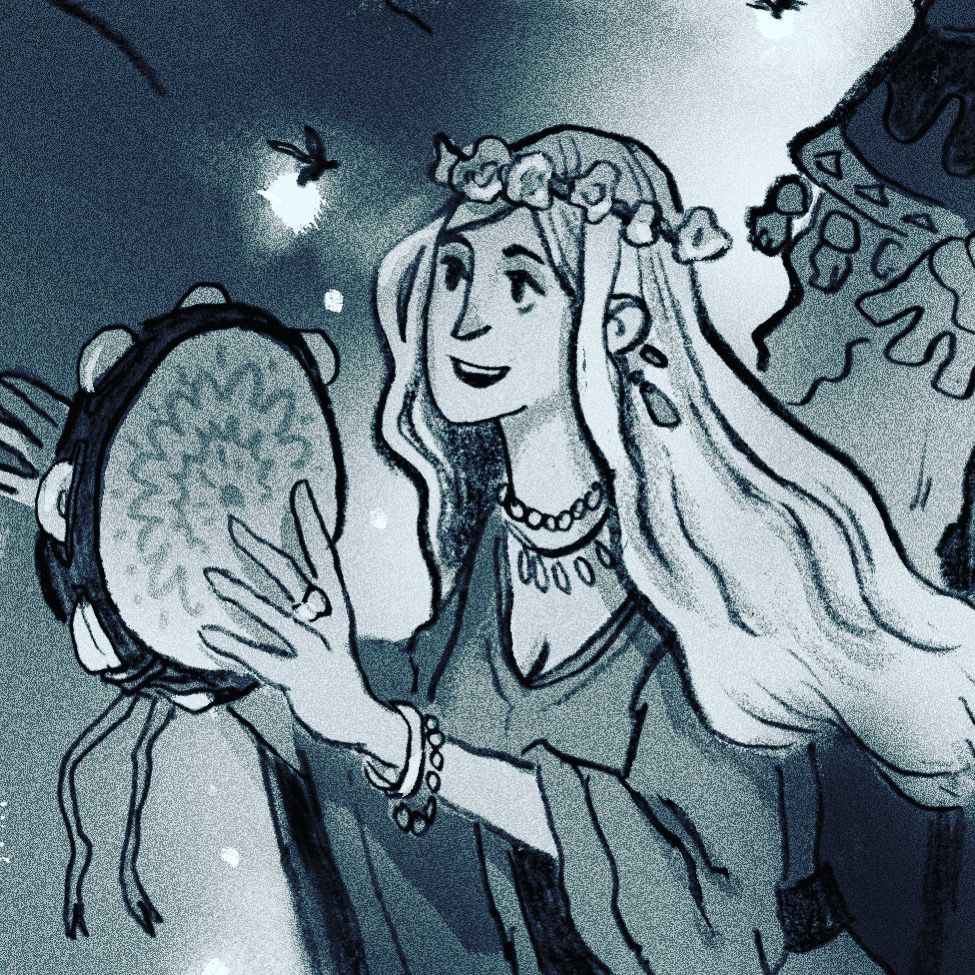 willkellydraws's tweet photo. Crop of a new piece I created for @lightgreyartlab for their #WorldRoulette Gallery Show opening in person and online August 14!
#illustration #kidlitart #lightgreyartlab #hippievibes #fireflies #fantasyart https://t.co/3nVraUWykK