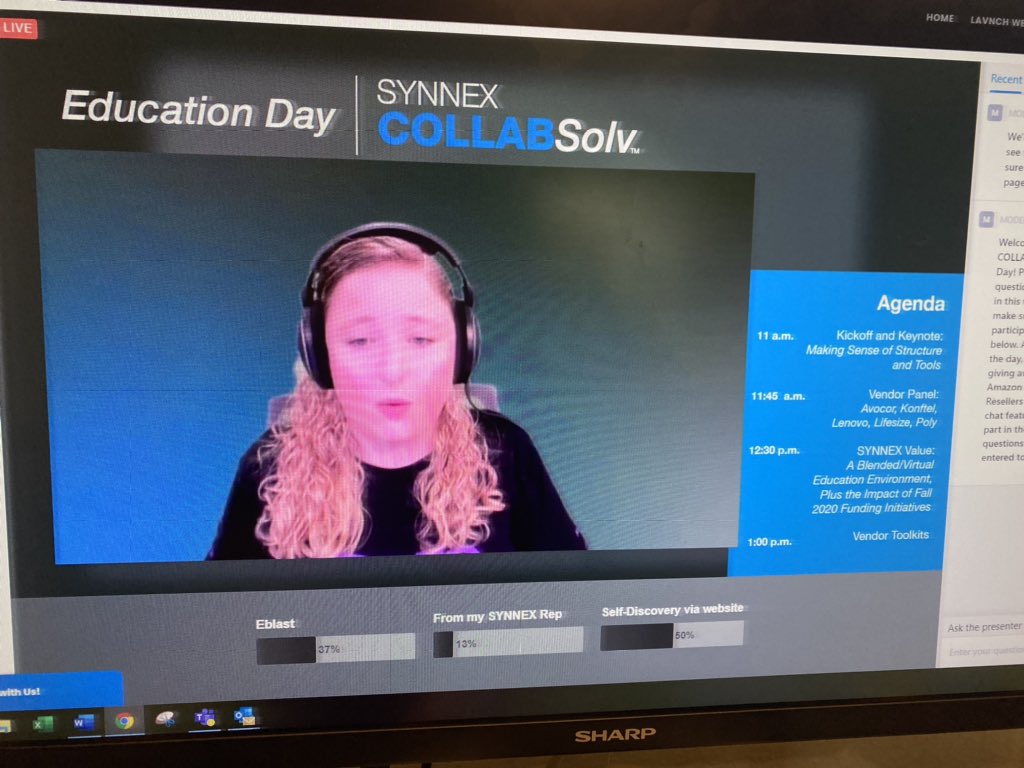 annawrice's tweet photo. @SYNNEX #COLLABSolv Education Day is now live! Come join the conversation: https://t.co/ubHlAlEjQh https://t.co/49uEWZXbFL