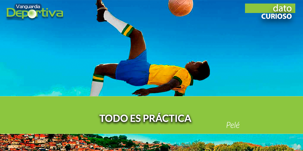 VanDeportiva's tweet photo. La práctica hace al maestro y que mejor ejemplo que el Rey Pelé , quien ha inspirados a muchas figuras posteriores a él. #Fútbol #Pelé #FrasesDeportivas ⚽️ https://t.co/GL5PConqEr
