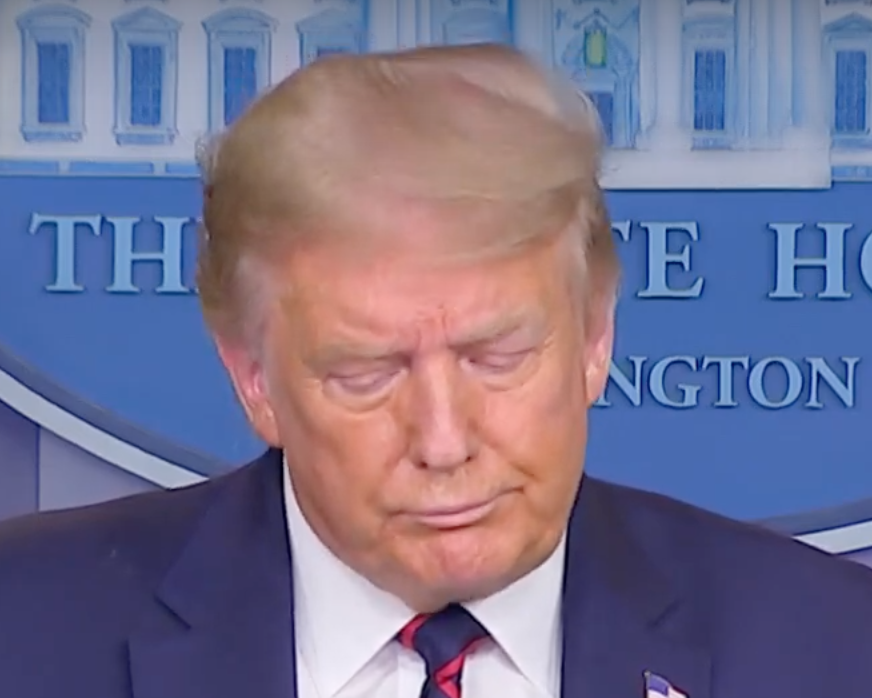 9/ Less than a second later, as the journalist says, "I know you...", we see Trump display a second, less extreme, but still prominent, regret expression that is somewhat asymmetrical (more prominent on his left-side) which continues for about 2 seconds.