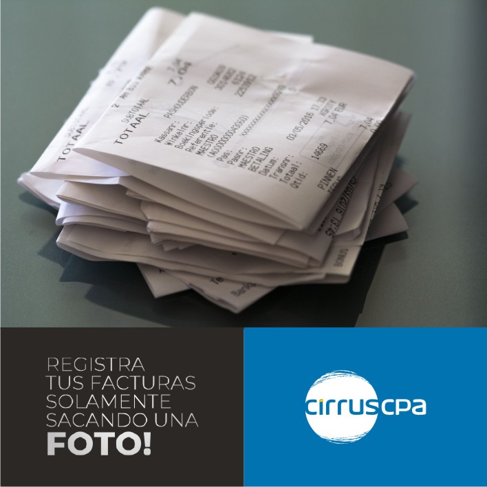 Sabías que existe una forma tan fácil de registrar las facturas en tu contabilidad como simplemente sacar una foto? Así es! La forma más moderna y eficiente de administrar y registrar tus facturas está a tu alcance | cirruscpa.com #contabilidad #pyme #startup #xero