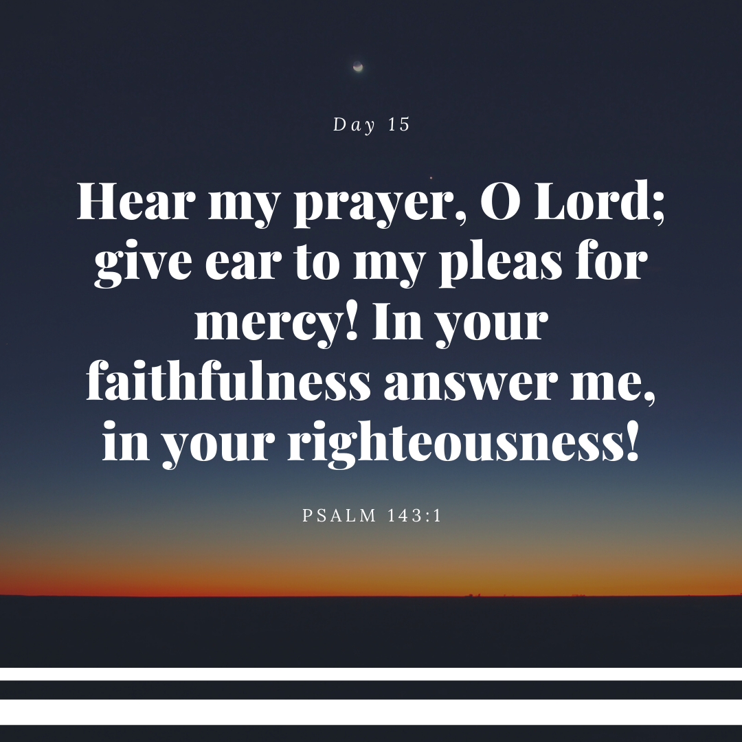 UCatOKSTATE's tweet photo. - Day 15 -
Continue this prayer in your own way. Ask God to take your life and transform it, the good and the bad. Offer Him space to come in and have His way, ask Him to not only rescue but to redeem the places you need Him. https://t.co/KMXnGyKuJw