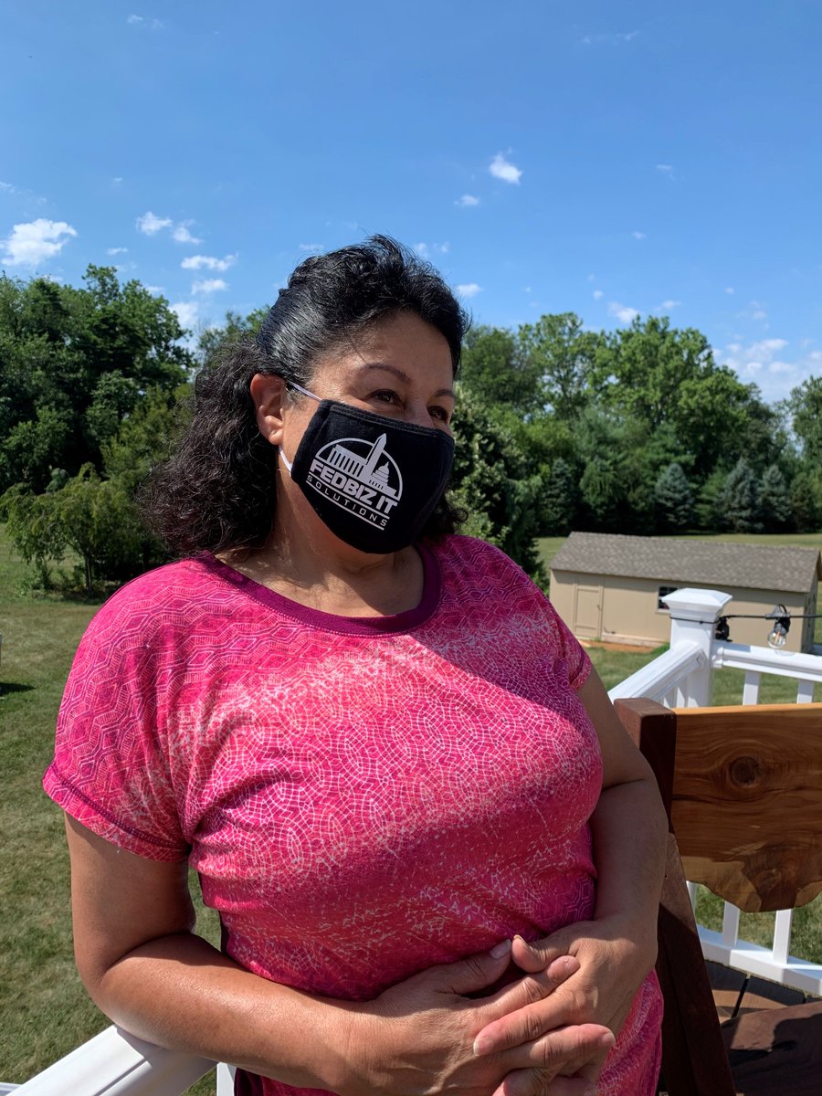 FedBizIT's tweet photo. Wondering how we've been handling COVID-19? We've been working from home since 3/15 &amp; staying safe with our FedBiz IT face masks from @DivinylbyC.❤️We stay connected via Zoom &amp; our (empty) office is CDC-compliant. 💪 We're doing great! #LoudounIsReady #coronavirus #staypositive https://t.co/n8PMcaIxWZ