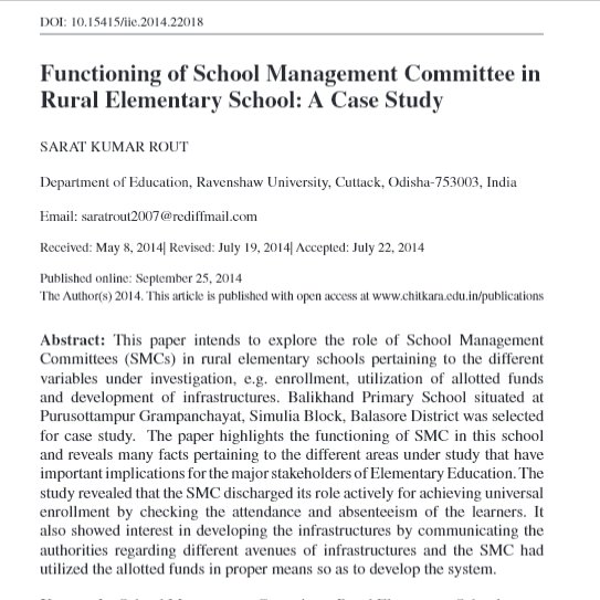 EditorIie's tweet photo. #school #management #Committee #Rural #Elementary #Universal Enrollment
Issues and Ideas in Education: @ChitkaraU  https://t.co/JXMDM9Ng7e https://t.co/CMECuseCo6