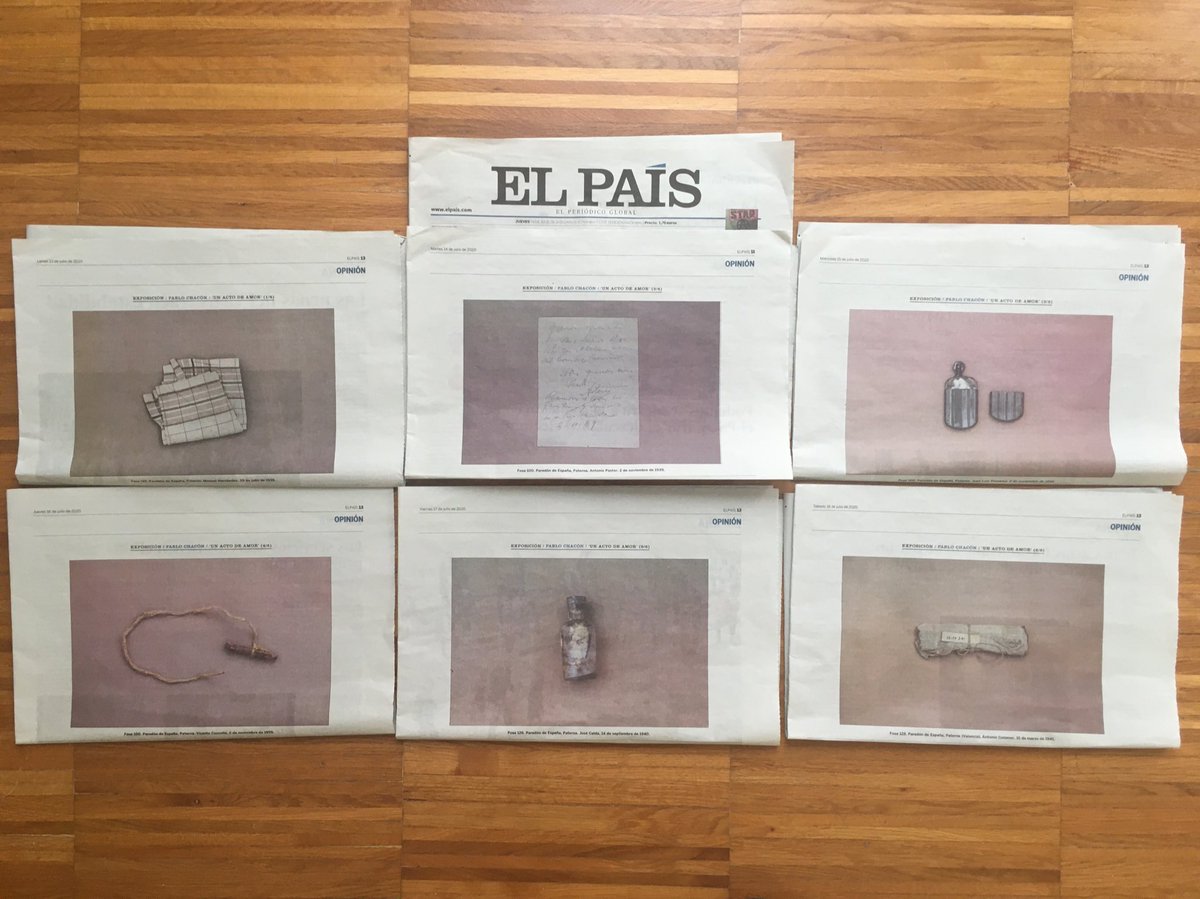 Resumen de la propuesta fotográfica de la semana pasada de <a href="/elpais_opinion/">EL PAÍS Opinión</a> 

Un acto de amor es un ensayo fotográfico que trata sobre el Amor a través de objetos reales pertenecientes a personas fusiladas en el Paredón de España (Paterna) tras la guerra civil.