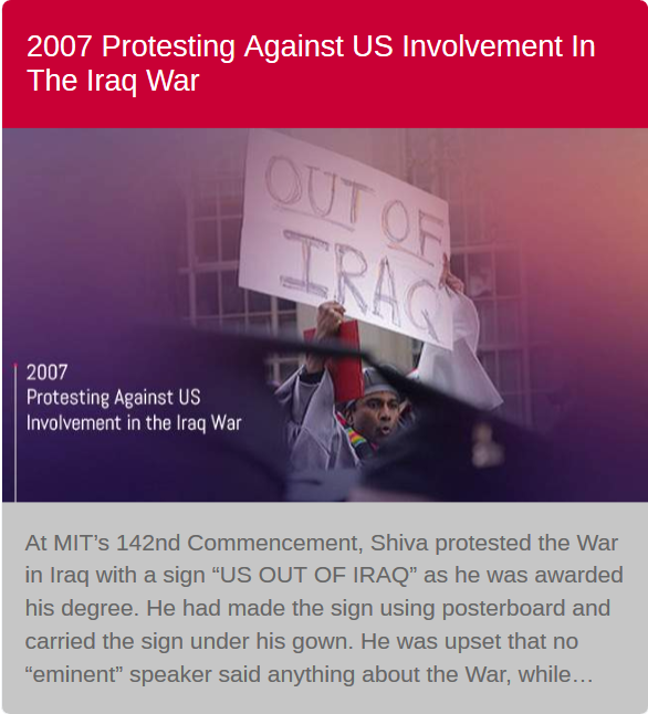MedTruthWarrior's tweet photo. Ain't it time we get someone into #mapoli who ACTUALLY represents the people and is a Real Fighter?
Dr.Shiva @va_shiva grew up among the poor blacks/whites and has 1st Hand experience of Massive Racism in India & "Liberal"@MIT
Lets Go #BeyondLeftandRight We Need #Shiva4senate! https://t.co/Bmz11BwmcS