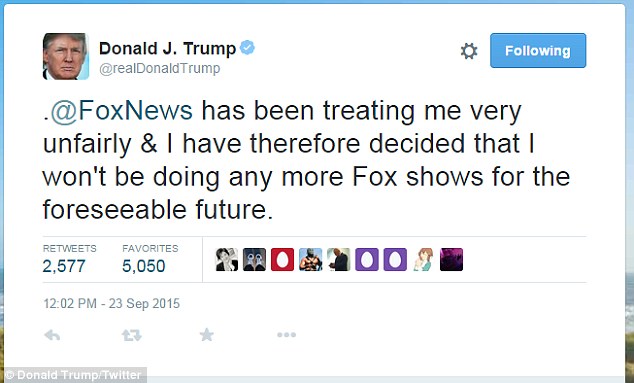 And, surprisingly enough, Trump buys that Fox is "fair and balanced" so much that their worship of him isn't enough.He truly thinks they're "tough" on him, meaning, to Trump, FNC is left on the political spectrum, meaning they must continue coming to the right.29/