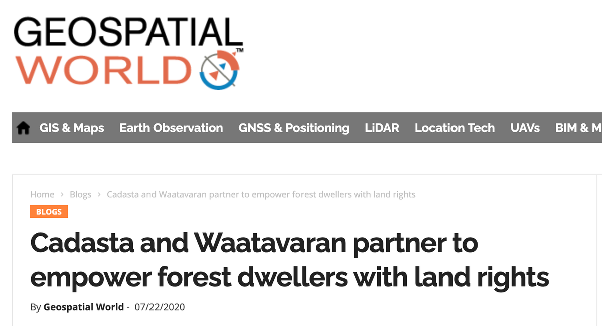 CadastaOrg's tweet photo. "Using Cadasta’s Esri-based platform—with its accessible satellite imagery, mobile tools, and digital maps—the project aims to document 2,000 households, representing approximately 12,000 citizens." @waatavaran 
 >> Read more from @geoworldmedia:  https://t.co/akjUg1FJt8 https://t.co/imgz6o36mL
