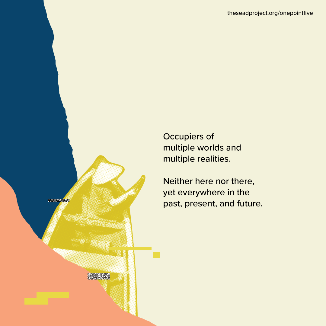 Reflection and remembrances for those in multiple worlds feels out of focus, out of reach, and yet chaotically beautiful. 1.5 is a sense of feeling, concept, truth, and a tunnel. Stories launching next week. More at: theseadproject.org/onepointfive

#onepointfive #southeastasian #art