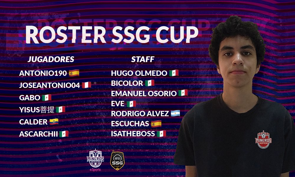#ClashRoyale | Presentación

Ellos serán quienes nos representarán en la <a href="/SSGCup/">SSG Cup</a>, la cual arrancaremos hoy en la etapa número dos.

⛏️ <a href="/Antonio__190/">Antonio190</a>
⛏️ <a href="/04_joseantonio/">JoseAntonio04🇵🇪</a>
⛏️ @GaboCr1003 
⛏️ @Yisus02_CR 
⛏️ <a href="/Calder_CR/">Calder🤙🏻</a> 
⛏️ <a href="/AscarchiiUwU/">Ascarchii</a> 

#VamosMineros ⛏️