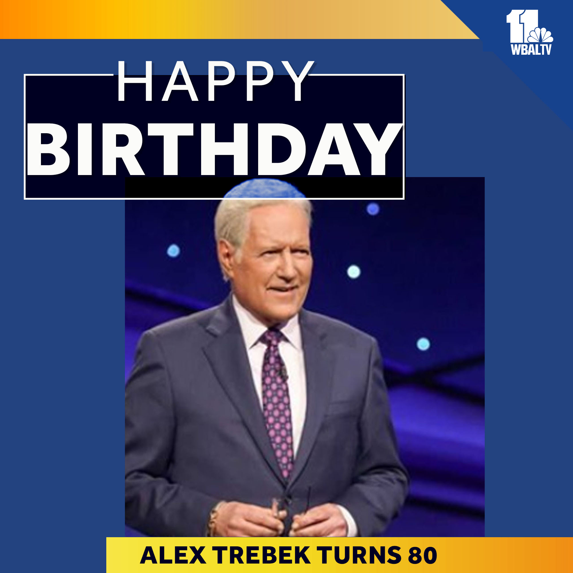 HAPPY BIRTHDAY Alex Trebek!  