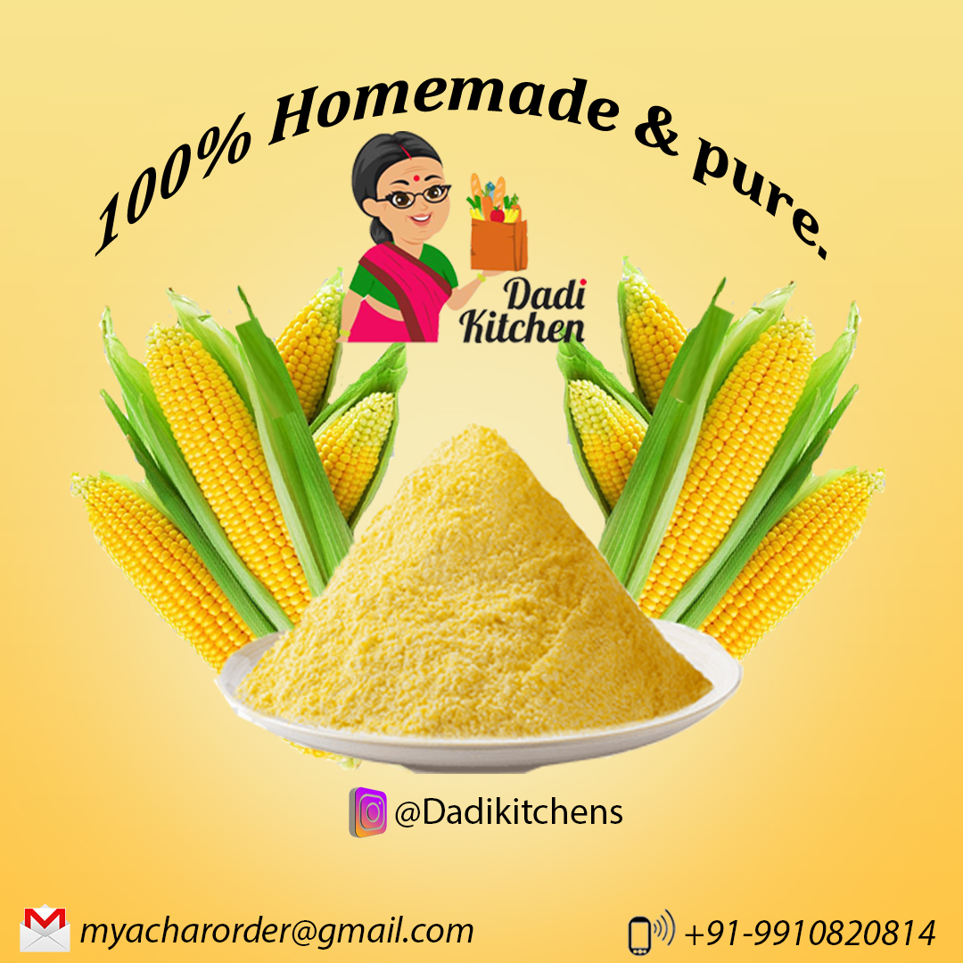 DadiKitchen's tweet photo. 100% घर का बना मक्का का आटा जो आपको स्वस्थ रहने  में मदद करता है !
#homemade  #dadikitchen #organicfood #organic #dadilove #realtaste 
#multigrain #nutrition #dadidukitchen #healthylifestyle #healthyfood  #mykitchen #dadikitchenaligarh #acharorder #myacharorder #cbiforsushant https://t.co/nfnmgoHowZ
