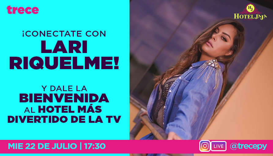 trecepy's tweet photo. .@lari_riquelme acaba de unirse al Hotel🛎️ más divertido de la TV ¡y quiere compartir su emoción contigo!😍

¿Cómo tomará este nuevo desafío❓ ¿Con qué nos sorprenderá la eterna novia del mundial❓

📌Enterate hoy a las 17:30 en un 🔴Instagram Live exclusivo de ¡BIENVENIDA!🎉💐✨ https://t.co/lT1P9pnIAm