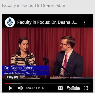 Designing #CardGames and case studies for a fun teaching and learning experience.
Discover the SSME graduates whose Honors theses got published on the Journal of Chemical Education.
Dr. Deana Jaber, Associate Professor, Chemistry
youtube.com/watch?time_con…