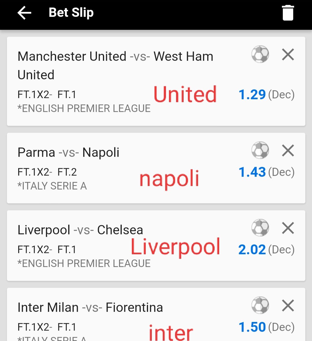 Satya_Team_'s tweet photo. #fourfold with odds @5.58
@AlexClassicTips
@Flash_37 @3betsaday @BudgieTips @vegash8sme
What you say about this bet slip ? https://t.co/fhA9b8ys2V