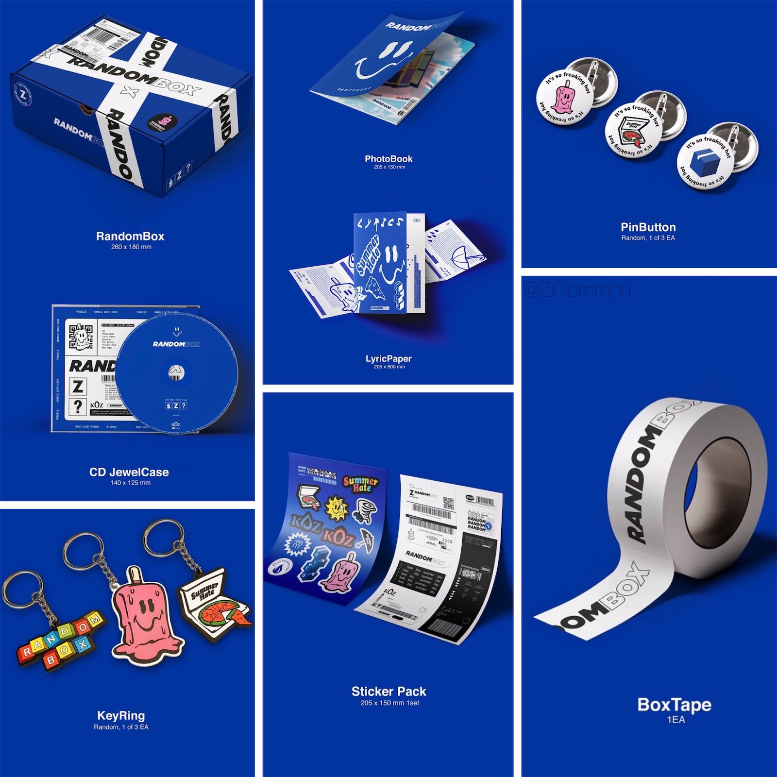 ZICO RANDOM BOX | www.pvi.ne